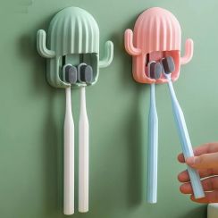 20Pcs Cactus Toothbrush Holder